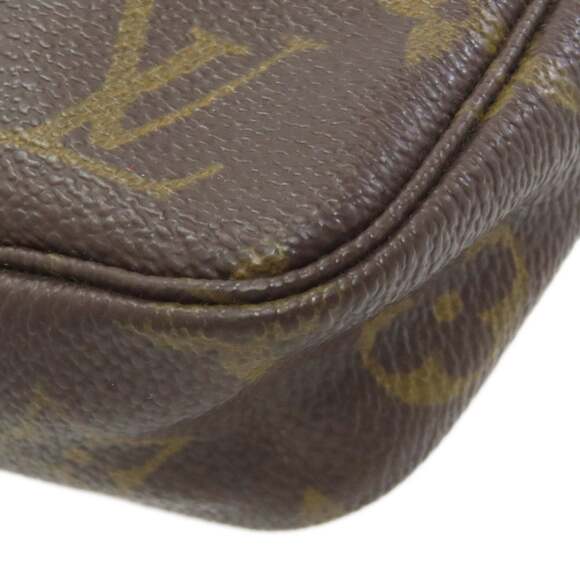 LOUIS VUITTON Brown Monogram Canvas Pochette Pouch - Picture 11 of 14